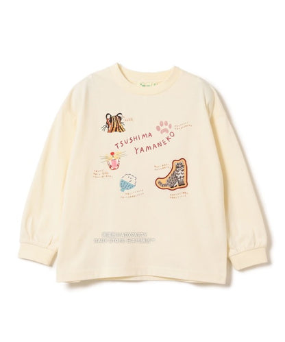 日本童裝 BEAMS mini 【COLLABORATION】那須どうぶつ王国 印花上衣 100-150cm 男童款/女童款 秋冬季 TOPS