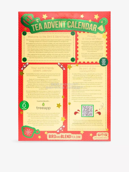 英美直送 BIRD & BLEND TEA CO. Tea Caffeine-Free 聖誕倒數日曆 大人款 聖誕快樂特輯 聖誕倒數日曆 滿$900可加$25免運 Christmas Advent Calendars 2025