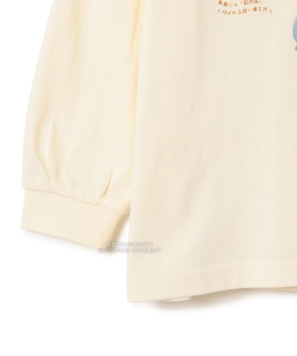 日本童裝 BEAMS mini 【COLLABORATION】那須どうぶつ王国 印花上衣 100-150cm 男童款/女童款 秋冬季 TOPS