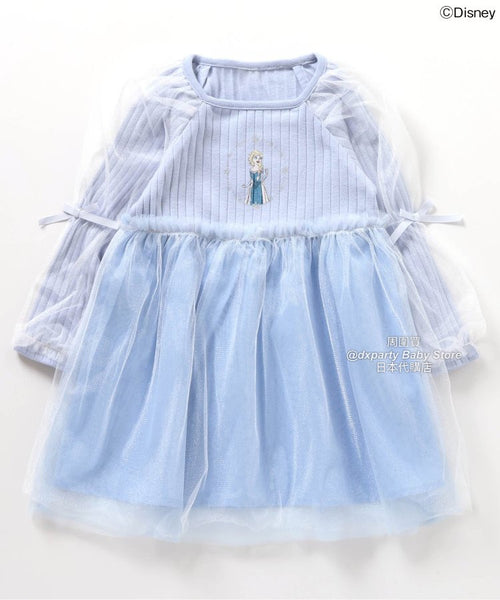 日本童裝 alc#652 x Disney 網紗連身裙 80-140cm 女童款 秋季 DRESSES