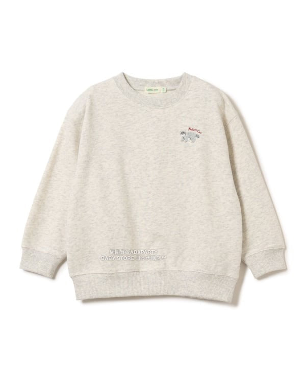 日本童裝 BEAMS mini 【COLLABORATION】那須どうぶつ王国 動物屁屁印花衛衣 90-150cm 男童款/女童款 秋冬季 TOPS