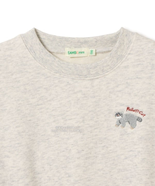 日本童裝 BEAMS mini 【COLLABORATION】那須どうぶつ王国 動物屁屁印花衛衣 90-150cm 男童款/女童款 秋冬季 TOPS