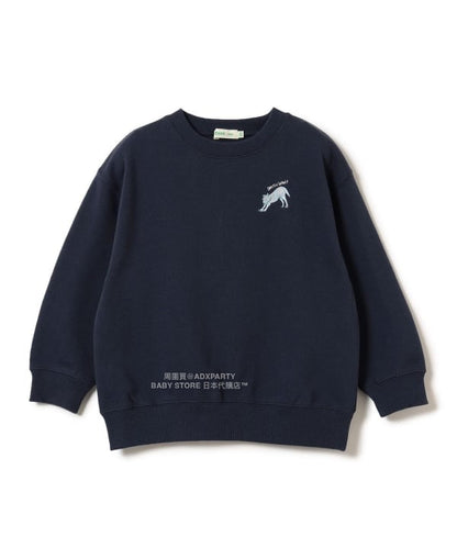 日本童裝 BEAMS mini 【COLLABORATION】那須どうぶつ王国 動物屁屁印花衛衣 90-150cm 男童款/女童款 秋冬季 TOPS