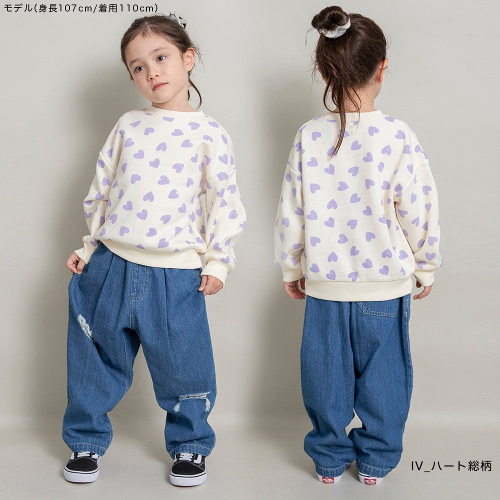 日本童裝 Branshes 抓毛印花衛衣 90-150cm 男童款/女童款 冬季 TOPS