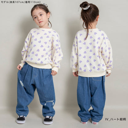 日本童裝 Branshes 抓毛印花衛衣 90-150cm 男童款/女童款 冬季 TOPS