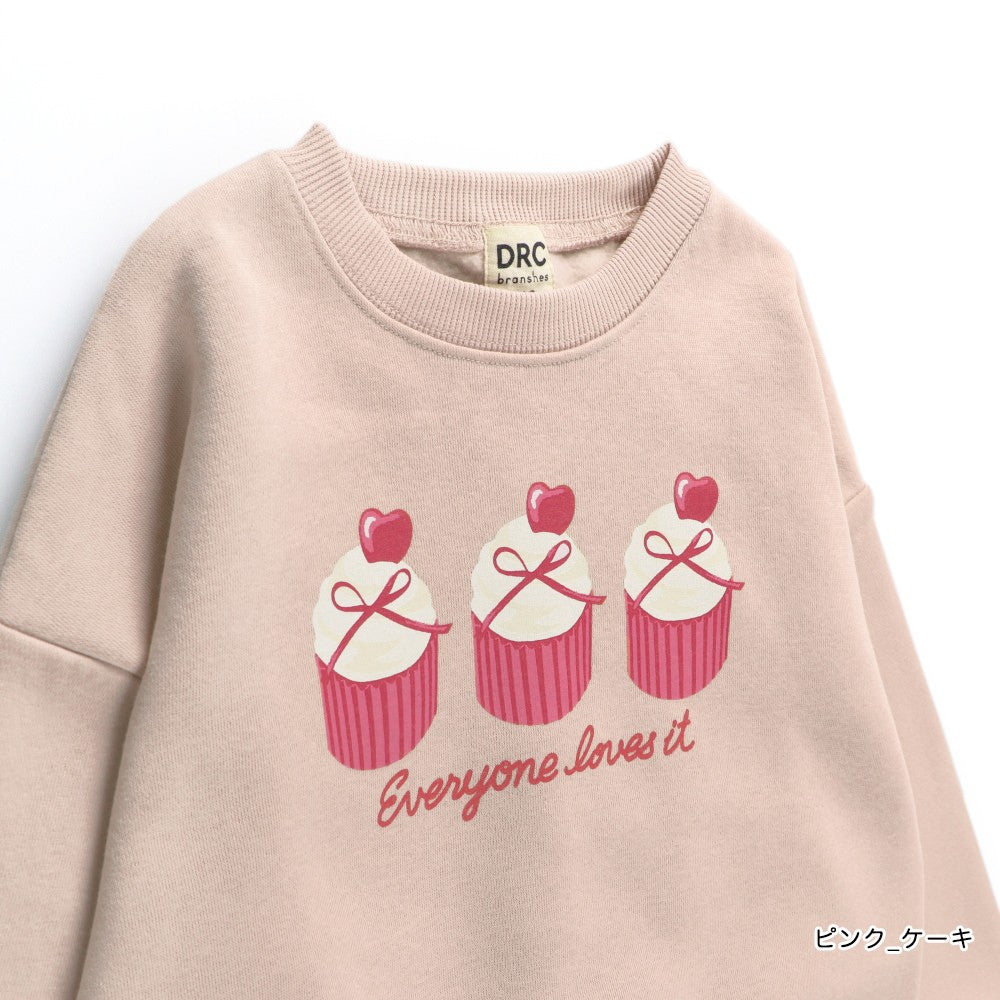 日本童裝 Branshes 抓毛印花衛衣 90-150cm 男童款/女童款 冬季 TOPS