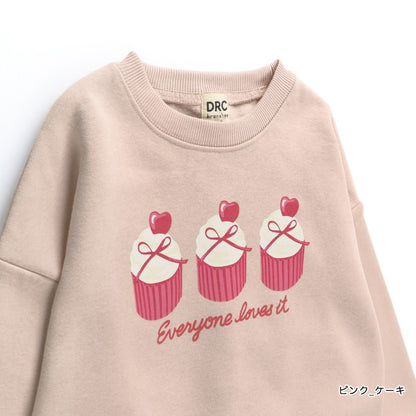 日本童裝 Branshes 抓毛印花衛衣 90-150cm 男童款/女童款 冬季 TOPS