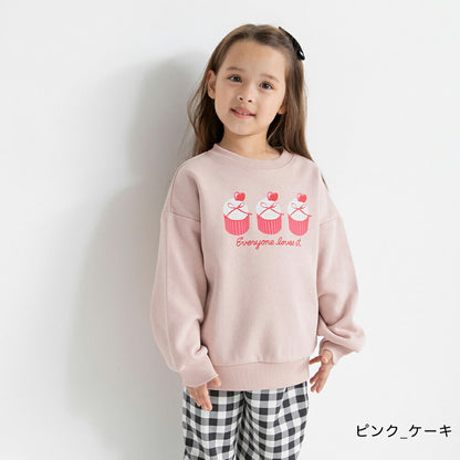 日本童裝 Branshes 抓毛印花衛衣 90-150cm 男童款/女童款 冬季 TOPS