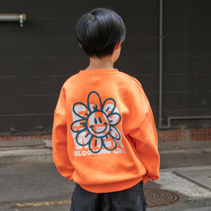 日本童裝 Branshes 抓毛印花衛衣 90-160cm 男童款/女童款 冬季 TOPS 聖誕紅/新年紅