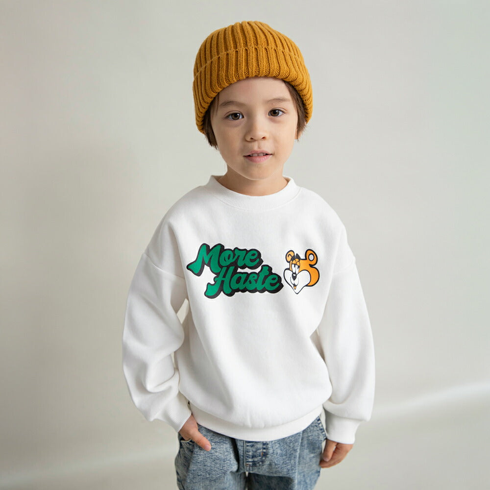 日本童裝 Branshes 抓毛印花衛衣 90-160cm 男童款/女童款 冬季 TOPS 聖誕紅/新年紅