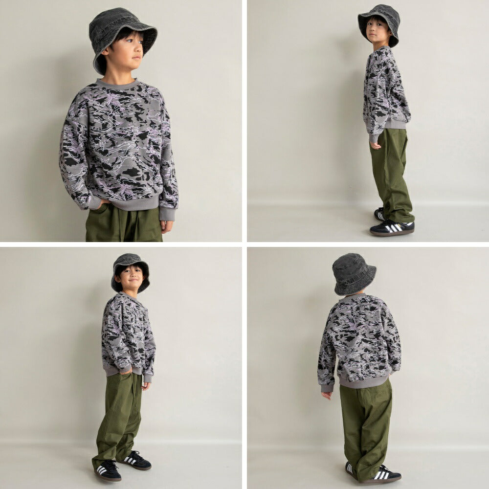 日本童裝 Branshes 抓毛印花衛衣 90-160cm 男童款/女童款 冬季 TOPS 聖誕紅/新年紅