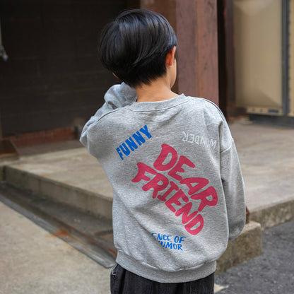 日本童裝 Branshes 抓毛印花衛衣 100-160cm 男童款/女童款 冬季 TOPS