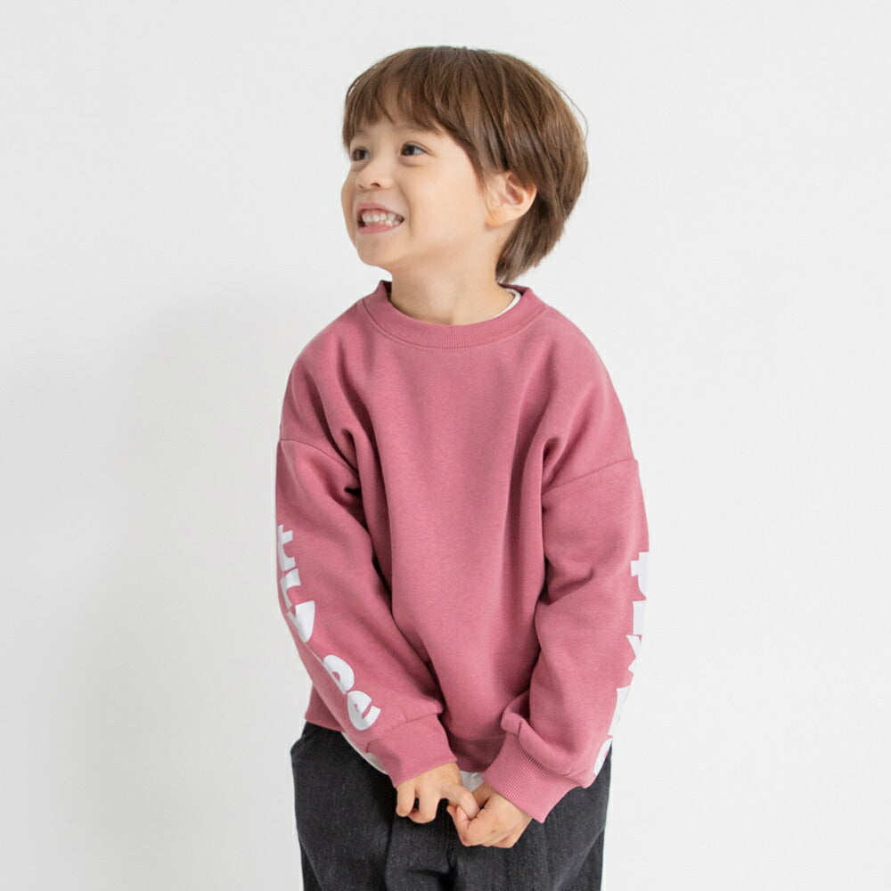 日本童裝 Branshes 抓毛印花衛衣 100-160cm 男童款/女童款 冬季 TOPS