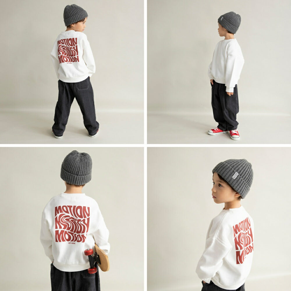 日本童裝 Branshes 抓毛印花衛衣 100-160cm 男童款/女童款 冬季 TOPS