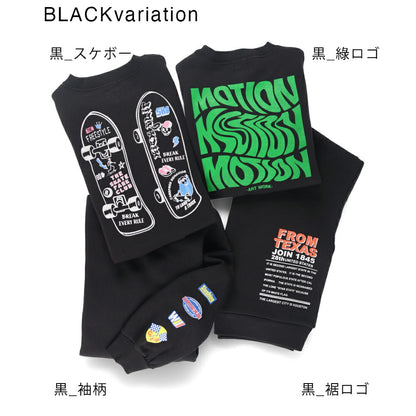 日本童裝 Branshes 抓毛印花衛衣 100-160cm 男童款/女童款 冬季 TOPS