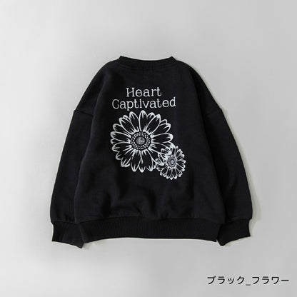 日本童裝 Branshes 抓毛印花衛衣 100-150cm 女童款 冬季 TOPS