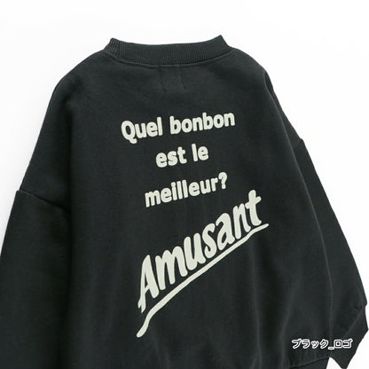 日本童裝 Branshes 抓毛印花衛衣 100-150cm 女童款 冬季 TOPS