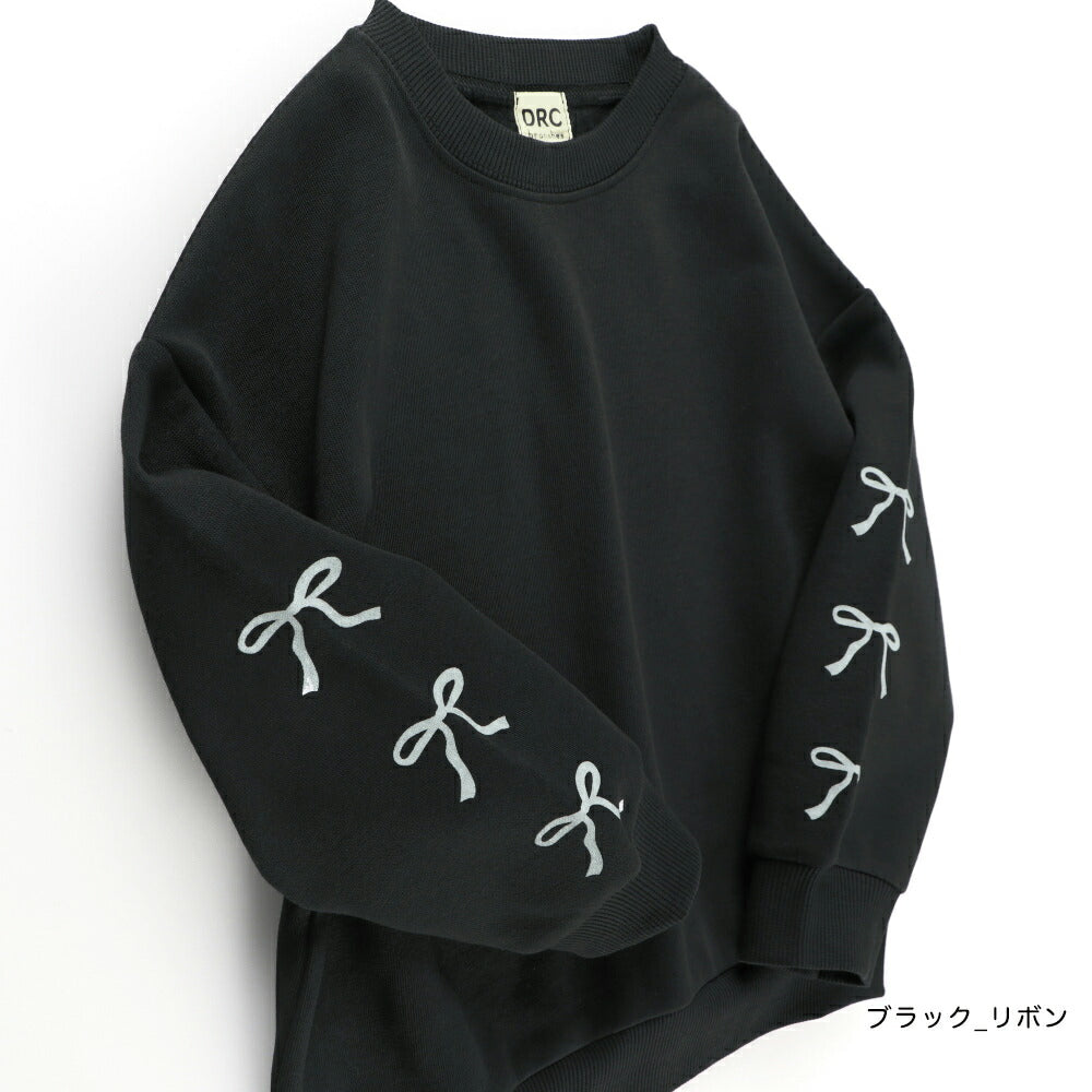 日本童裝 Branshes 抓毛印花衛衣 100-150cm 女童款 冬季 TOPS