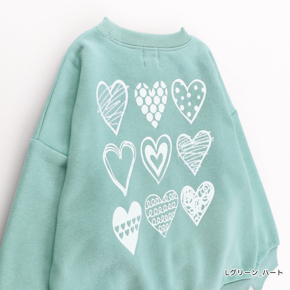 日本童裝 Branshes 抓毛印花衛衣 100-150cm 女童款 冬季 TOPS