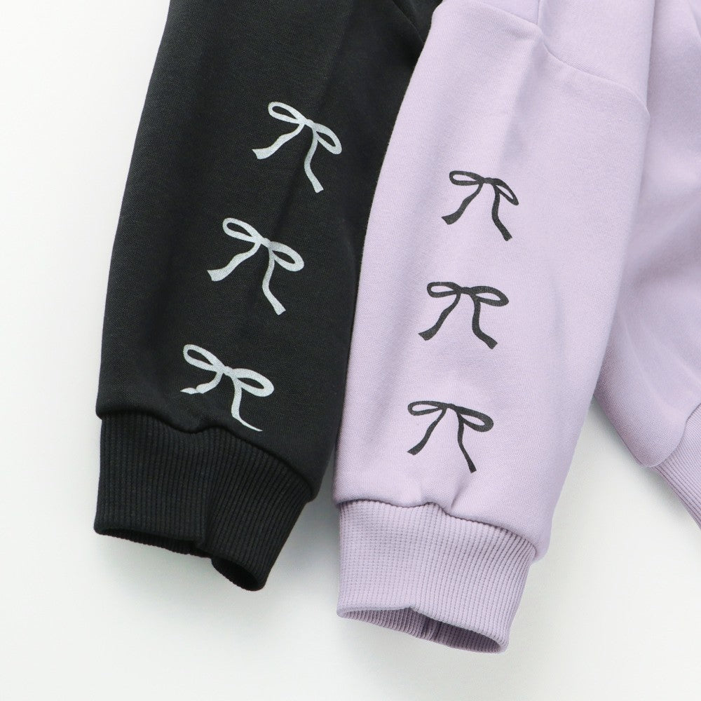 日本童裝 Branshes 抓毛印花衛衣 100-150cm 女童款 冬季 TOPS