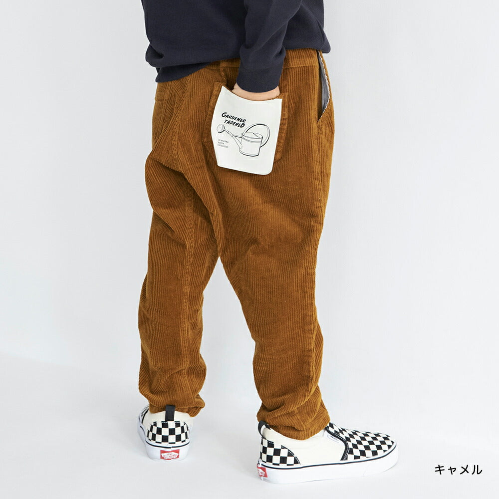 日本童裝 Branshes 燈芯絨園丁舒適長褲 80-150cm 男童款 冬季 PANTS