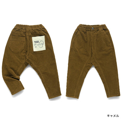 日本童裝 Branshes 燈芯絨園丁舒適長褲 80-150cm 男童款 冬季 PANTS
