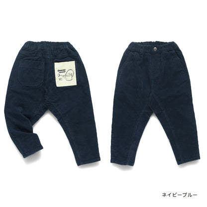 日本童裝 Branshes 燈芯絨園丁舒適長褲 80-150cm 男童款 冬季 PANTS