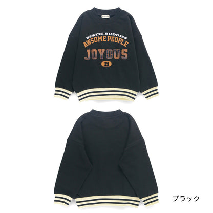 日本童裝 Branshes 標誌貼花衛衣 80-150cm 男童款 冬季 TOPS 聖誕紅/新年紅