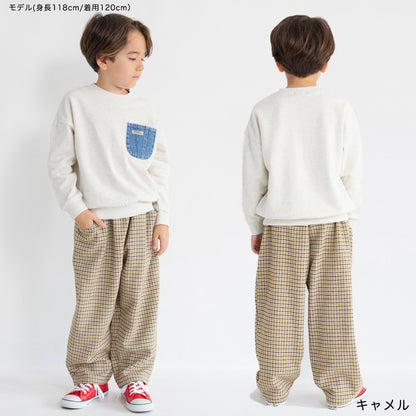 日本童裝 Branshes 格紋長褲 80-150cm 男童款 冬季 PANTS