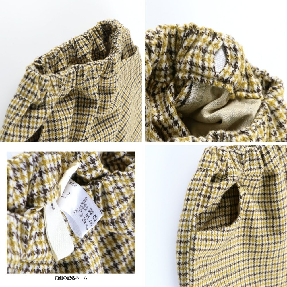 日本童裝 Branshes 格紋長褲 80-150cm 男童款 冬季 PANTS