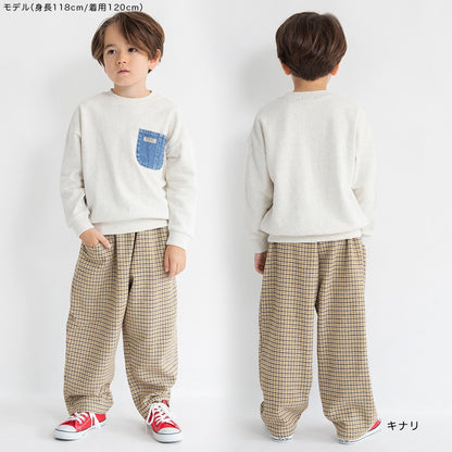 日本童裝 Branshes 牛仔口袋衛衣 80-160cm 男童款 冬季 TOPS