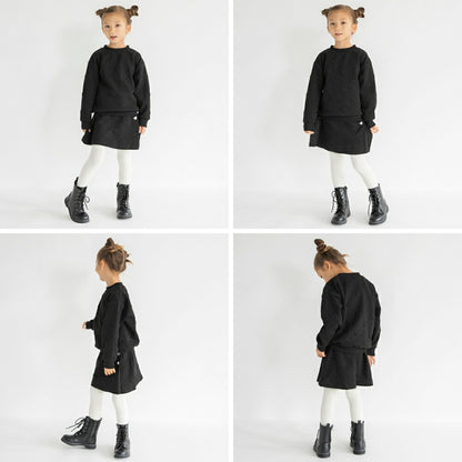 日本童裝 Branshes 心型提花蓬鬆衛衣 80-150cm 女童款 冬季 TOPS