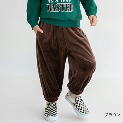日本童裝 Branshes 抓毛燈芯絨長褲 80-150cm 男童款 冬季 PANTS