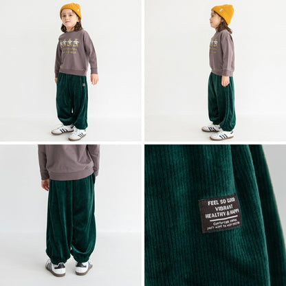 日本童裝 Branshes 抓毛燈芯絨長褲 80-150cm 男童款 冬季 PANTS