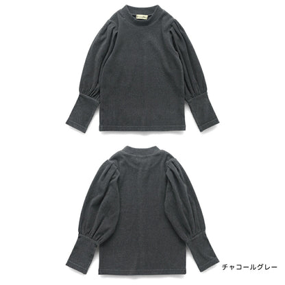 日本童裝 Branshes 宮廷袖長袖上衣 80-150cm 女童款 冬季 TOPS