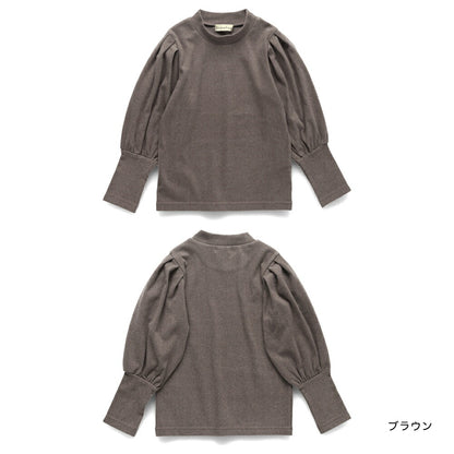 日本童裝 Branshes 宮廷袖長袖上衣 80-150cm 女童款 冬季 TOPS