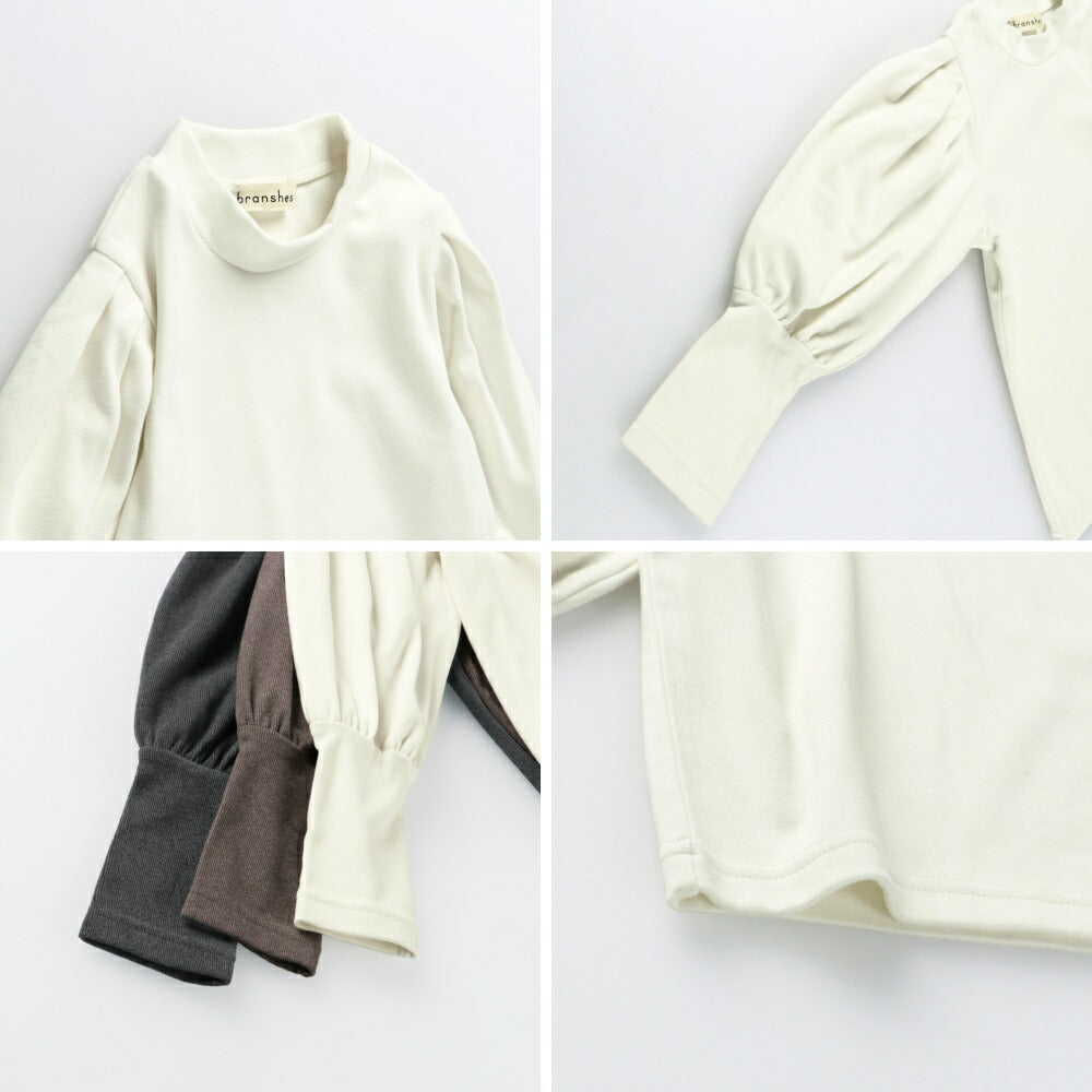 日本童裝 Branshes 宮廷袖長袖上衣 80-150cm 女童款 冬季 TOPS