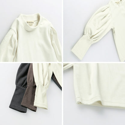 日本童裝 Branshes 宮廷袖長袖上衣 80-150cm 女童款 冬季 TOPS