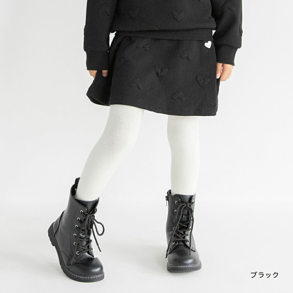 日本童裝 Branshes 心型提花蓬蓬短裙 80-150cm 女童款 冬季 SKIRTS