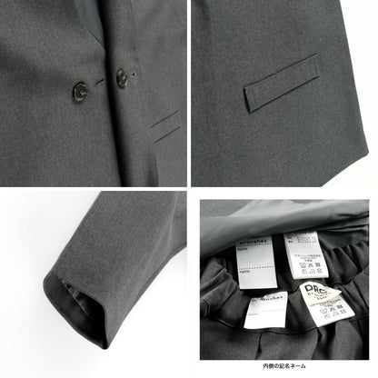 日本童裝 Branshes 圓領西裝外套+百摺裙褲套裝 100-130m 女童款 冬季 OUTERWEAR PANTS 面試/宴會/表演 兒童服飾