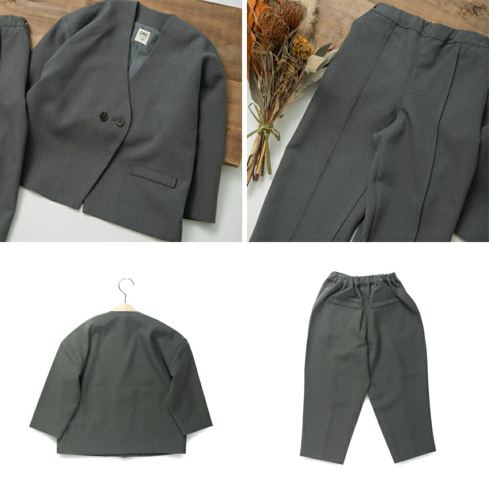 日本童裝 Branshes 圓領西裝外套+西褲套裝 100-130m 男童款 冬季 OUTERWEAR PANTS 面試/宴會/表演 兒童服飾