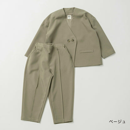 日本童裝 Branshes 圓領西裝外套+西褲套裝 100-130m 男童款 冬季 OUTERWEAR PANTS 面試/宴會/表演 兒童服飾