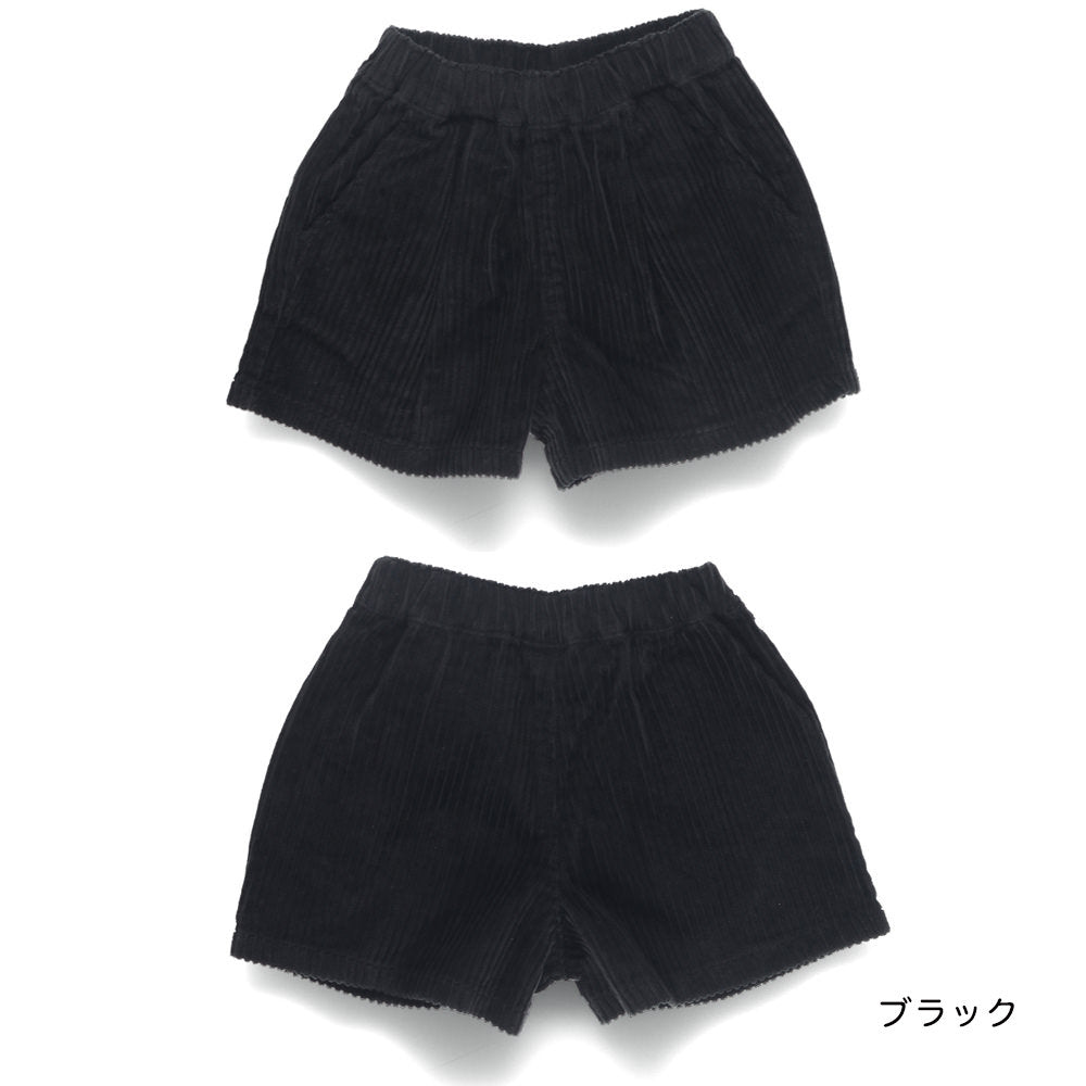 日本童裝 Branshes 燈芯絨短褲 80-150m 女童款 冬季 PANTS