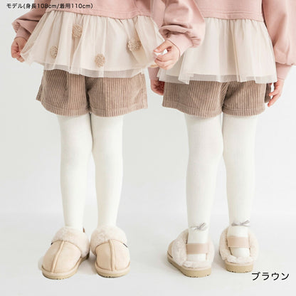 日本童裝 Branshes 燈芯絨短褲 80-150m 女童款 冬季 PANTS