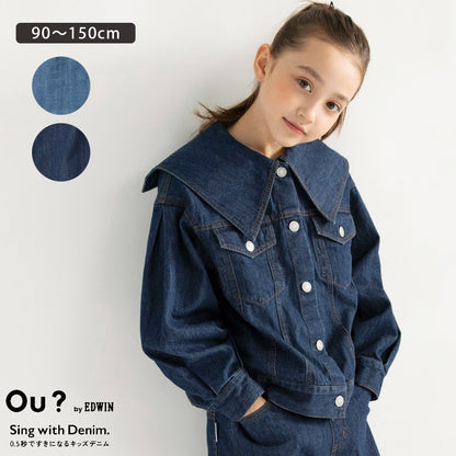 日本童裝 Branshes x Ou? by EDWIN 牛仔外套 90-150m 女童款 冬季 OUTERWEAR