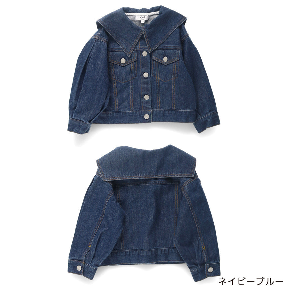 日本童裝 Branshes x Ou? by EDWIN 牛仔外套 90-150m 女童款 冬季 OUTERWEAR