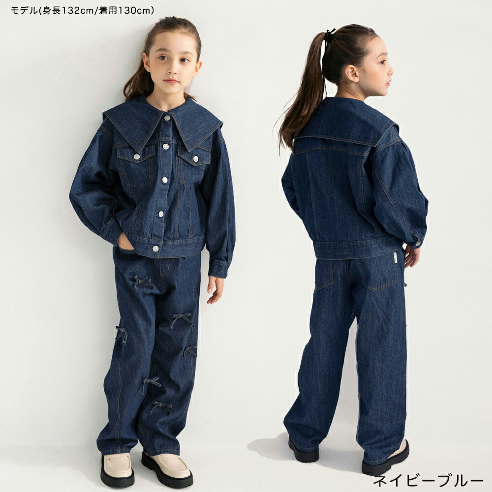 日本童裝 Branshes x Ou? by EDWIN 牛仔外套 90-150m 女童款 冬季 OUTERWEAR