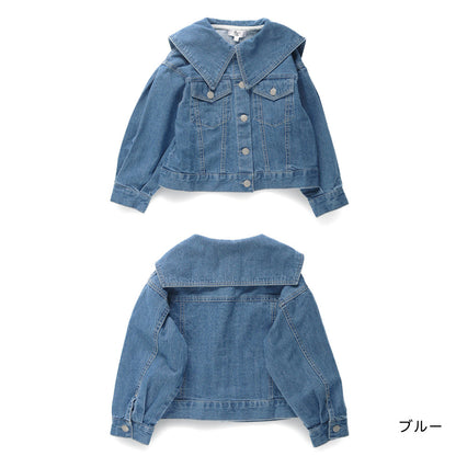 日本童裝 Branshes x Ou? by EDWIN 牛仔外套 90-150m 女童款 冬季 OUTERWEAR