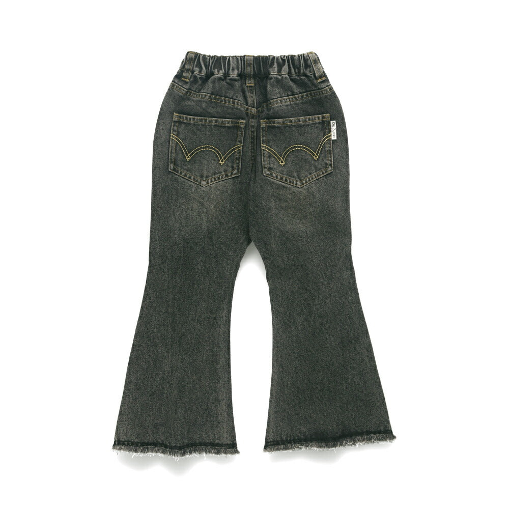 日本童裝 Branshes x Ou? by EDWIN 喇叭牛仔褲 90-150m 女童款 冬季 PANTS