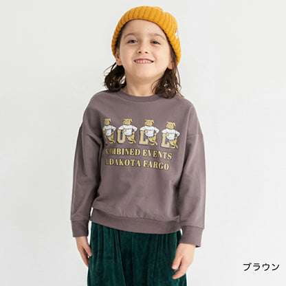 日本童裝 Branshes 印花圖案衛衣 80-150m 男童款 冬季 TOPS